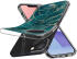 HappyCase iPhone 13 Hoesje Flexibel TPU Aqua Marmer Print afbeelding 2