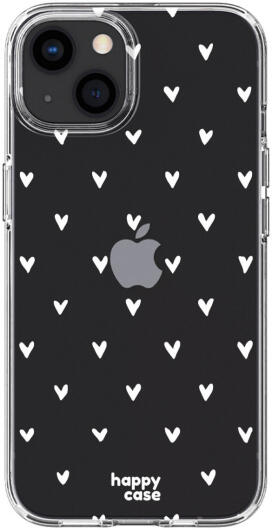 HappyCase iPhone 13 Hoesje Flexibel TPU Hartjes Print afbeelding 10