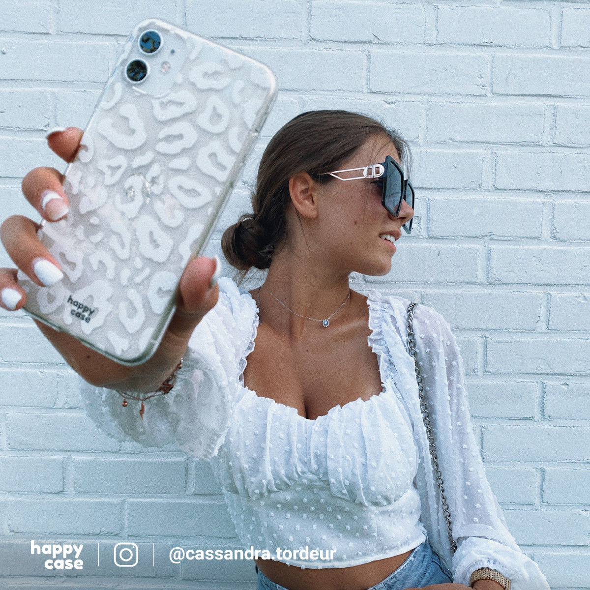 HappyCase iPhone 13 Pro Hoesje Flexibel TPU Luipaard Print afbeelding 6