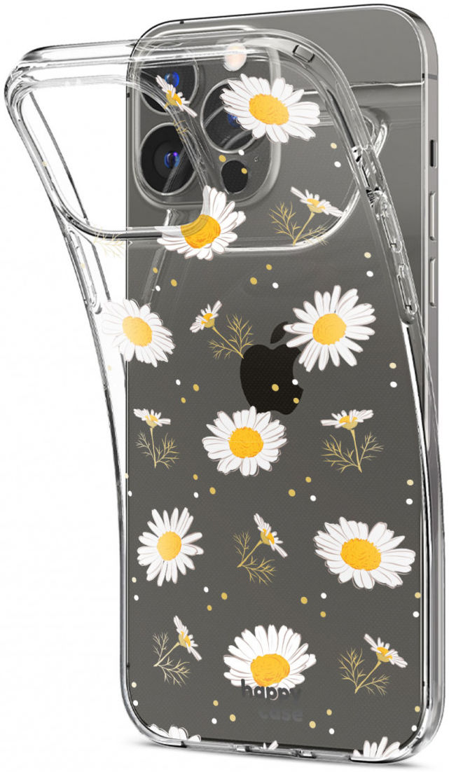 HappyCase iPhone 13 Pro Hoesje Flexibel TPU Bloemen Print afbeelding 6