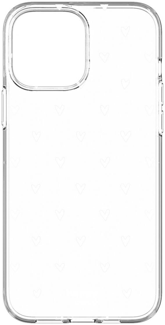 HappyCase iPhone 13 Pro Hoesje Flexibel TPU Hartjes Print afbeelding 10