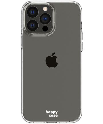 HappyCase iPhone 13 Pro Max Hoesje Flexibel TPU Clear Print Hoesjes