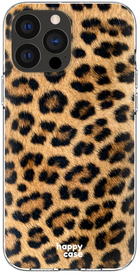 HappyCase iPhone 13 Pro Max Hoesje Flexibel TPU Wilde PanterPrint afbeelding 1