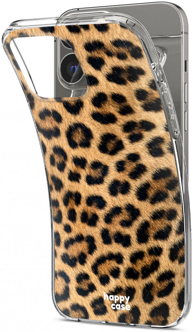 HappyCase iPhone 13 Pro Max Hoesje Flexibel TPU Wilde PanterPrint afbeelding 3