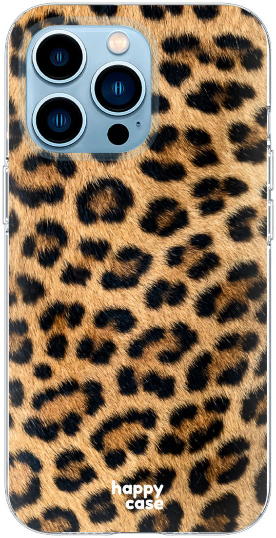 HappyCase iPhone 13 Pro Max Hoesje Flexibel TPU Wilde PanterPrint afbeelding 4