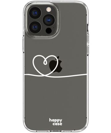 HappyCase iPhone 13 Pro Max Hoesje Flexibel TPU Hartje Print Hoesjes