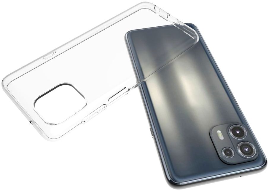 Motorola Edge 20 Lite Hoesje Dun TPU Back Cover Transparant afbeelding 4