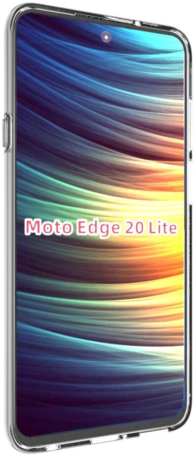 Motorola Edge 20 Lite Hoesje Dun TPU Back Cover Transparant afbeelding 6