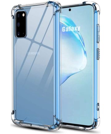 Samsung Galaxy A03S Hoesje Schokbestendig TPU Back Cover Transparant Hoesjes