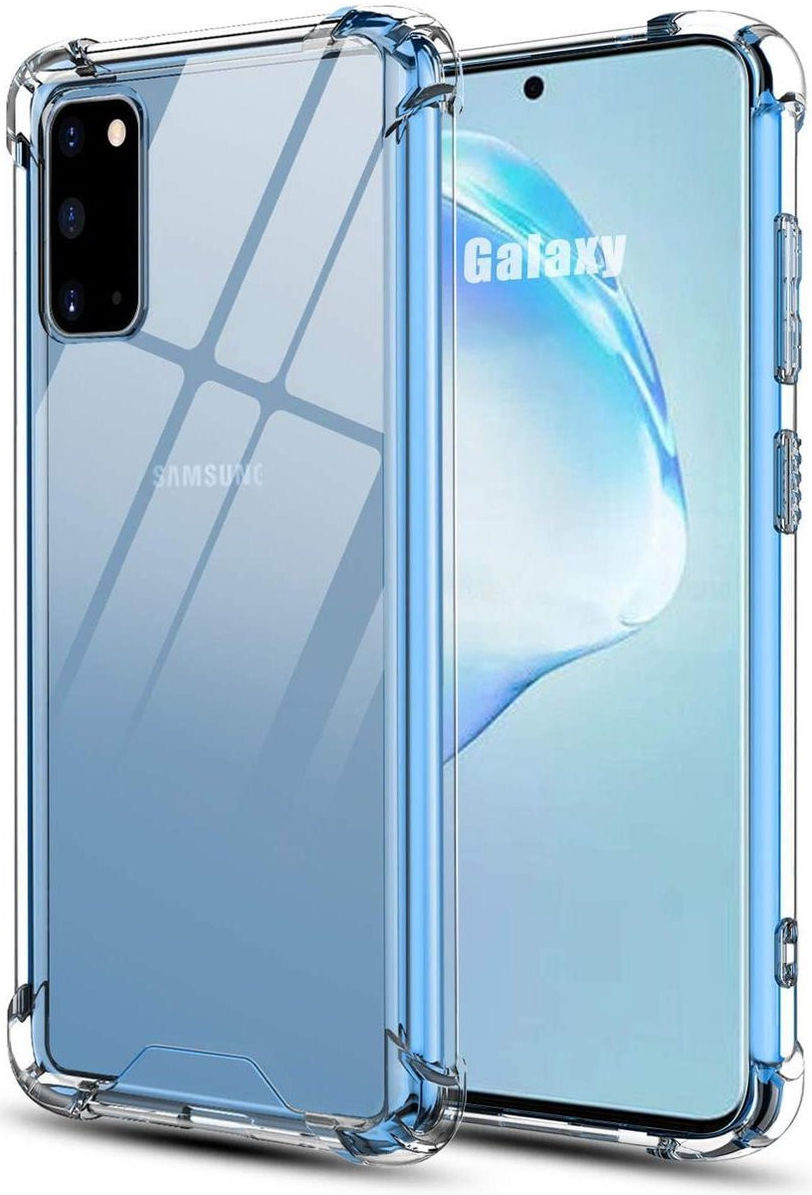 Samsung Galaxy A03S Hoesje Schokbestendig TPU Back Cover Transparant afbeelding 1