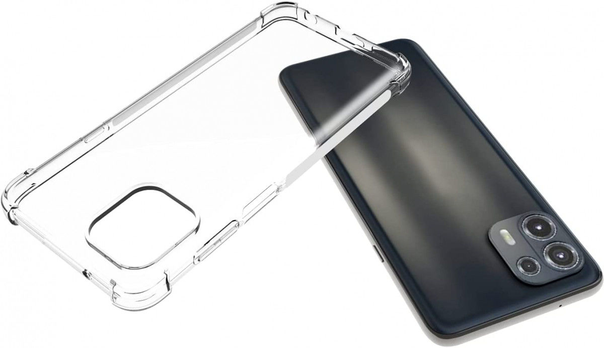 Motorola Edge 20 Lite Hoesje Schokbestendig TPU Back Cover Transparant afbeelding 4