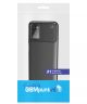 Samsung Galaxy A03S Hoesje Siliconen Carbon TPU Back Cover Zwart