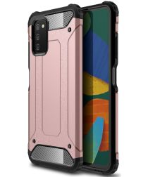 Samsung Galaxy A03S Hoesje Shock Proof Hybride Back Cover Roze