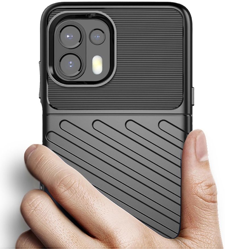 Motorola Edge 20 Lite Hoesje TPU Thunder Design Back Cover Blauw afbeelding 5