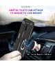 Samsung Galaxy A03s Hoesje Metalen Magnetische Kickstand Zwart