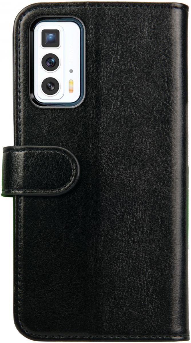 Rosso Element Motorola Edge 20 Pro Hoesje Book Cover Wallet Zwart afbeelding 2