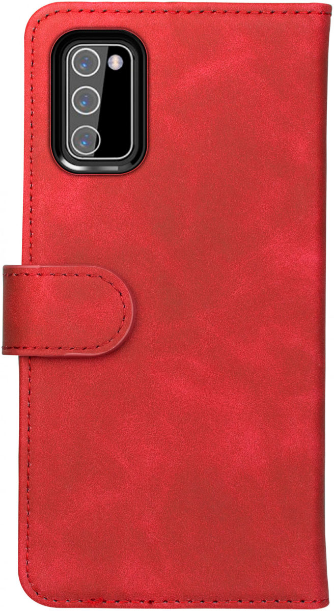 Rosso Element Samsung Galaxy A03S Hoesje Book Cover Wallet Rood afbeelding 2