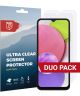 Rosso Samsung Galaxy A03S Ultra Clear Screen Protector Duo Pack