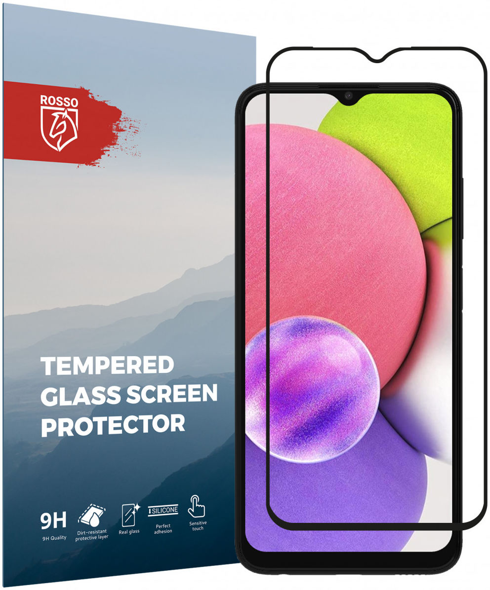 Rosso Samsung Galaxy A03S 9H Tempered Glass Screen Protector afbeelding 1