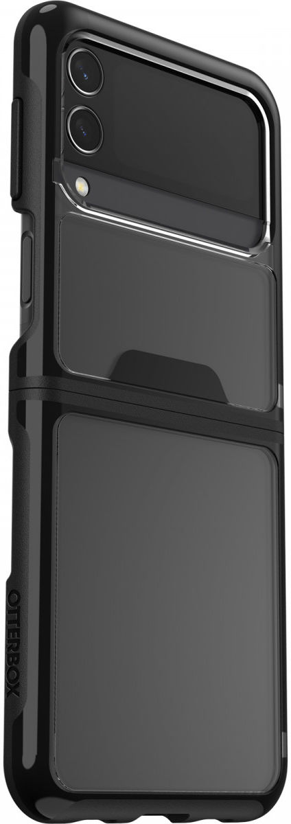 OtterBox Symmetry Flex Samsung Galaxy Z Flip 3 Hoesje Transparant Zwart afbeelding 1