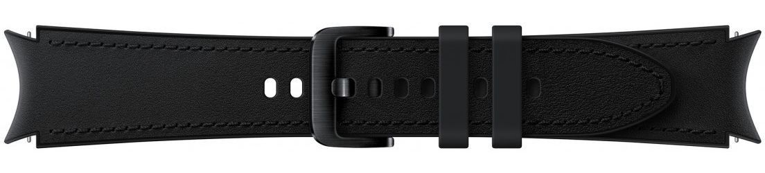 Origineel Samsung Universeel Watch 20MM Bandje Hybrid Leer Zwart (M/L) afbeelding 3