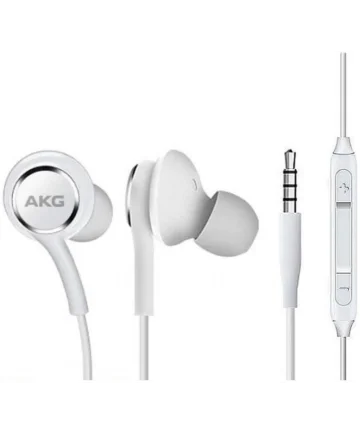 Originele Samsung AKG Headset Oordopjes met 3.5mm Jack Aansluiting Wit Headsets