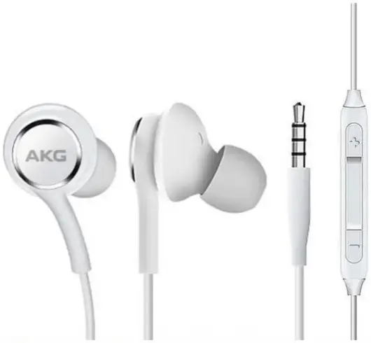Originele Samsung AKG Headset Oordopjes met 3.5mm Jack Aansluiting Wit afbeelding 1