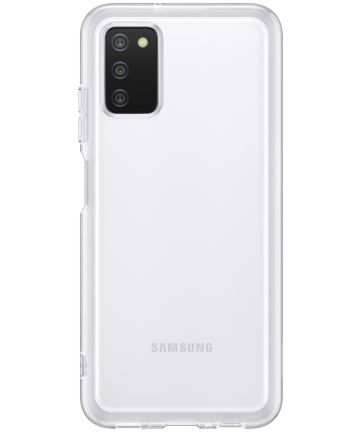 Origineel Samsung Galaxy A03S Hoesje Soft Clear Cover Transparant Hoesjes