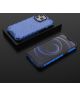 Apple iPhone 13 Pro Hybride Honinggraat Hoesje Blauw