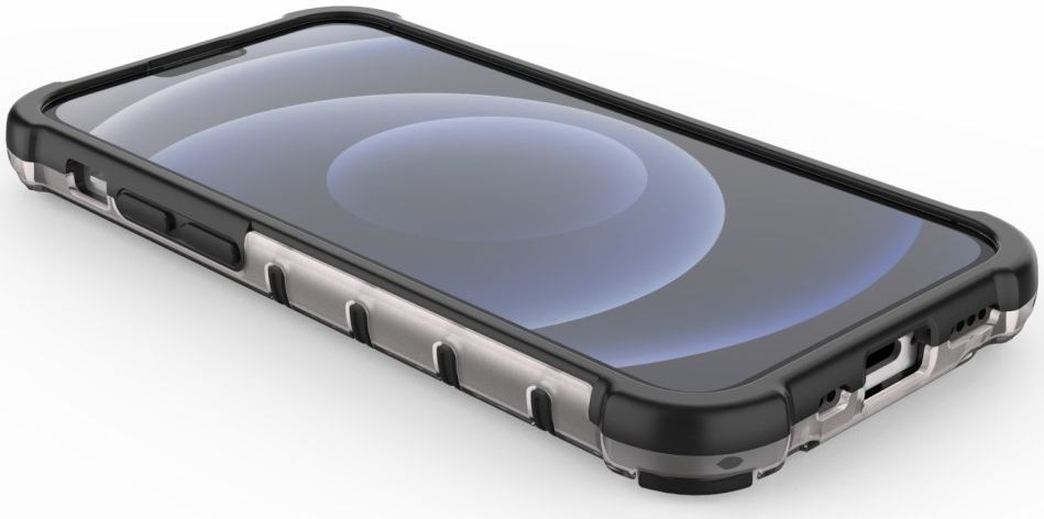 Apple iPhone 13 Mini Hybride Honinggraat Hoesje Grijs afbeelding 13