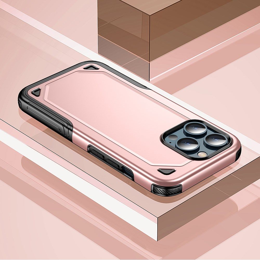 Apple iPhone 13 Mini Hoesje Hybride Back Cover Rose Goud afbeelding 7