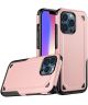 Apple iPhone 13 Pro Max Hoesje Hybride Back Cover Zilver