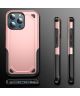 Apple iPhone 13 Pro Max Hoesje Hybride Back Cover Zilver