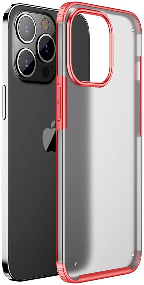 Apple iPhone 13 Pro Max Hybrid Armor Hard Plastic Back Cover Blauw afbeelding 1