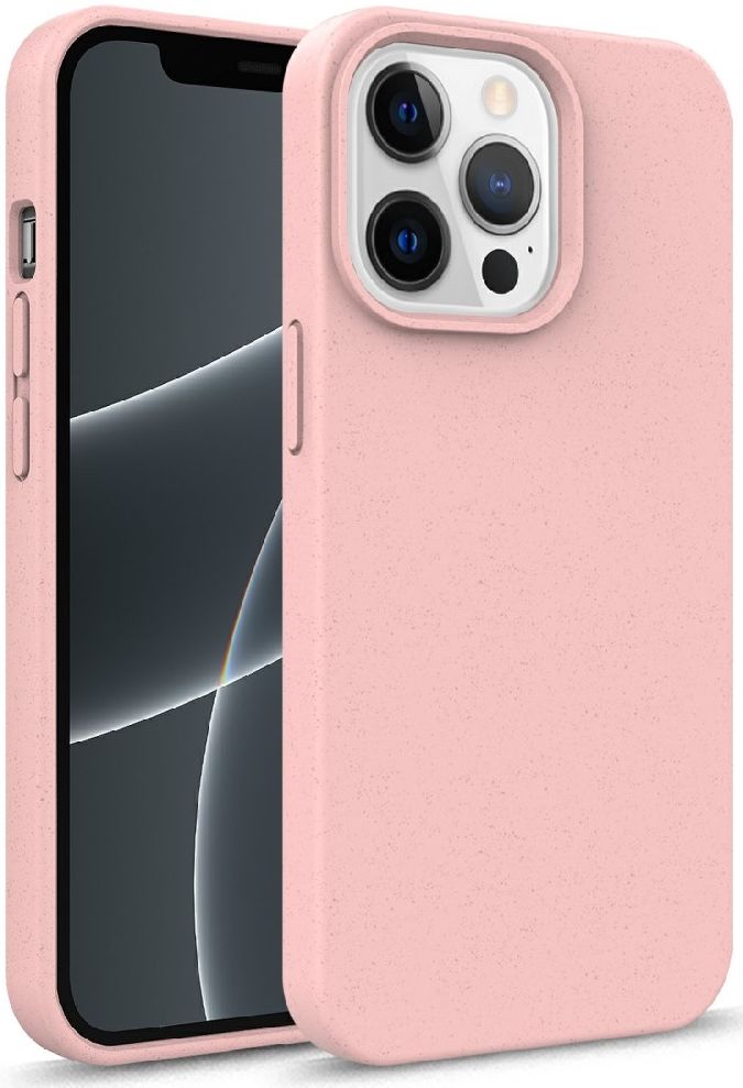 Apple iPhone 13 Pro Max Hoesje Flexibel en Dun TPU Back Cover Roze afbeelding 1