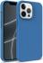 Apple iPhone 13 Pro Max Hoesje Flexibel en Dun TPU Back Cover Blauw afbeelding 1