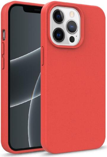 Apple iPhone 13 Mini Hoesje Flexibel en Dun TPU Back Cover Rood afbeelding 1
