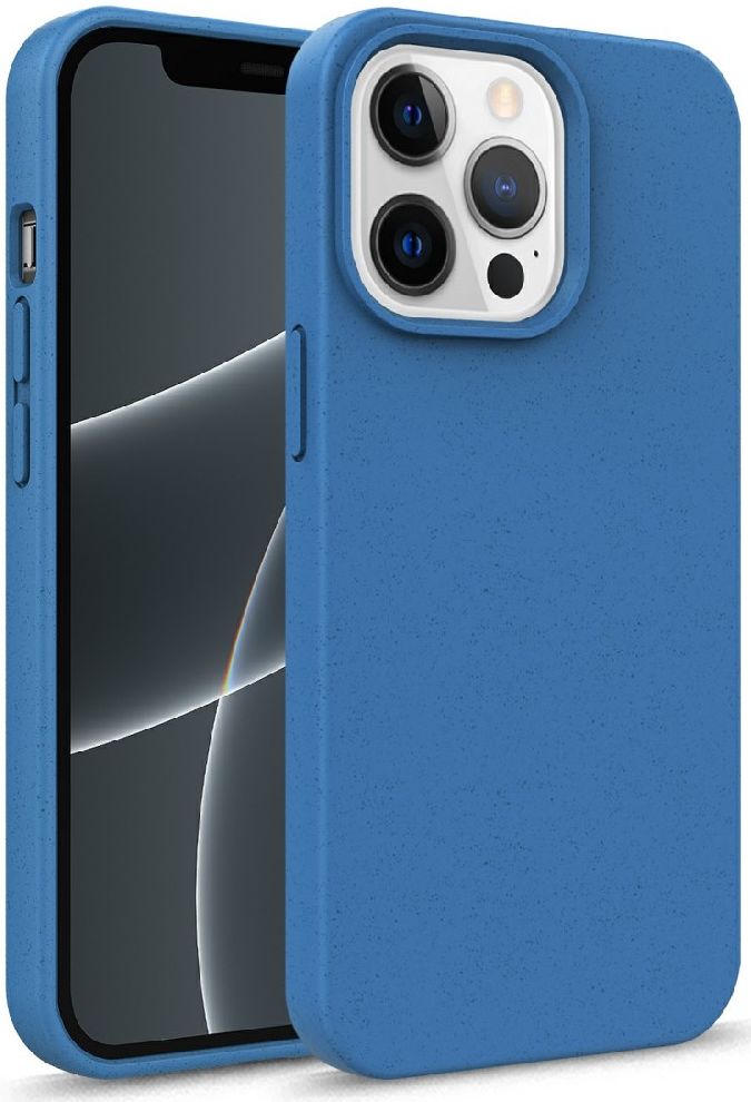 Apple iPhone 13 Mini Hoesje Flexibel en Dun TPU Back Cover Blauw afbeelding 1