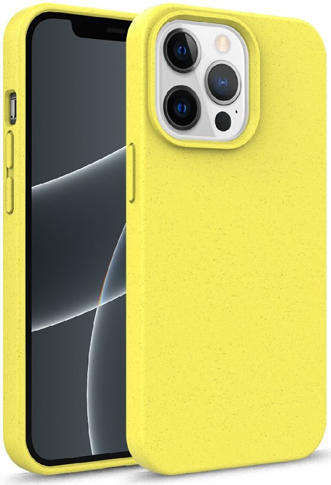 Apple iPhone 13 Hoesje Flexibel en Dun TPU Back Cover Geel afbeelding 1