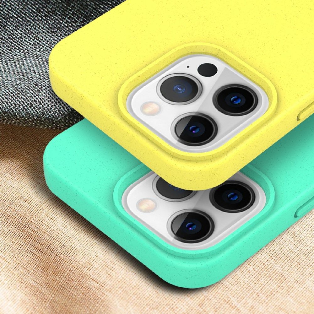 Apple iPhone 13 Hoesje Flexibel en Dun TPU Back Cover Geel afbeelding 5