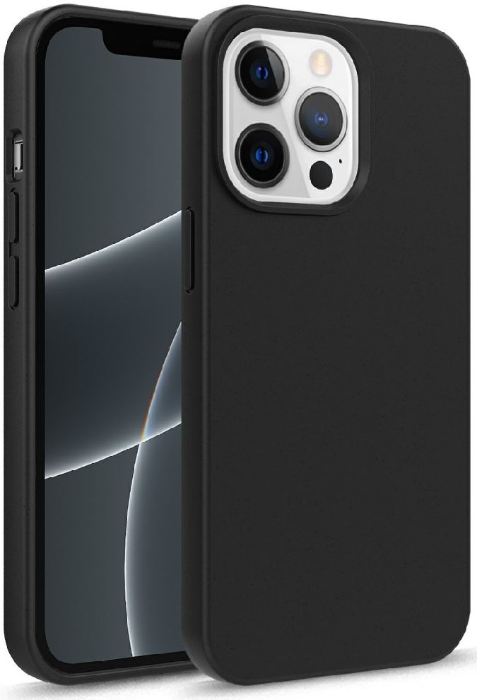 Apple iPhone 13 Pro Hoesje Flexibel en Dun TPU Back Cover Zwart afbeelding 1