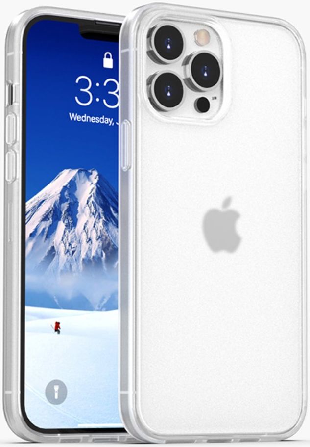 iPaky Apple iPhone 13 Pro Hoesje Hybride Back Cover Wit afbeelding 1