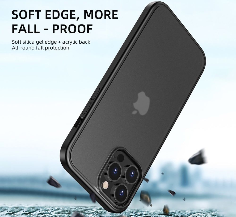 iPaky Apple iPhone 13 Pro Hoesje Hybride Back Cover Wit afbeelding 3