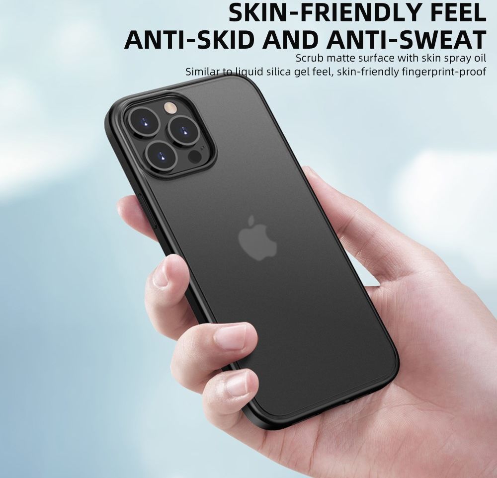 iPaky Apple iPhone 13 Pro Hoesje Hybride Back Cover Wit afbeelding 4