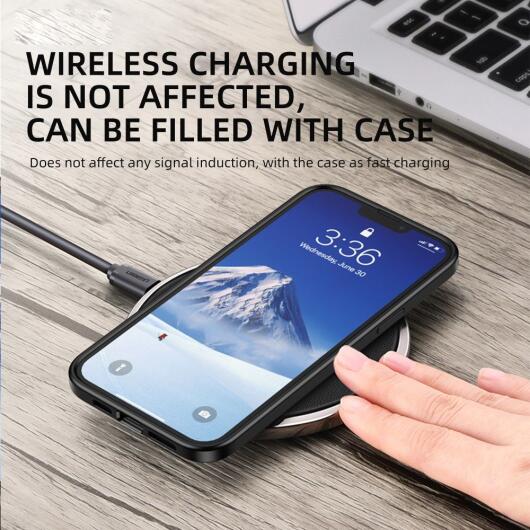 iPaky Apple iPhone 13 Pro Hoesje Hybride Back Cover Zwart afbeelding 7