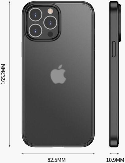 iPaky Apple iPhone 13 Pro Hoesje Hybride Back Cover Zwart afbeelding 9
