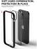 iPaky Apple iPhone 13 Pro Hoesje Hybride Back Cover Zwart afbeelding 2
