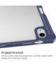 Apple iPad Mini 6 Hoes Tri-Fold Book Case Transparant/Blauw