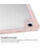 Apple iPad Mini 6 Hoes Tri-Fold Book Case Transparant/Roze