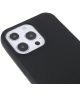 Apple iPhone 13 Pro Hoesje Back Cover met Koord Flexibel TPU Zwart